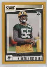 2022 Score Rookies Gold Kingsley Enagbare #318 5cb