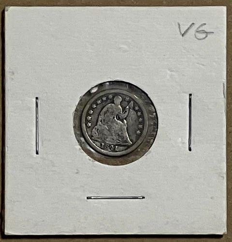 1841 Seated Liberty Half Dime VG