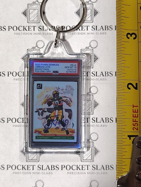 Jordan Love Downtown POCKET SLABS MINI10 Keychain