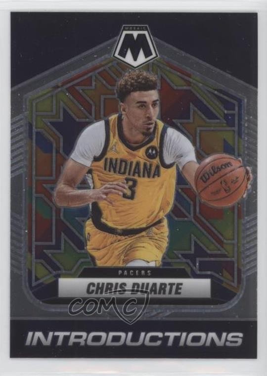 2021-22 Panini Mosaic Introductions Chris Duarte #10 Rookie RC 10uo