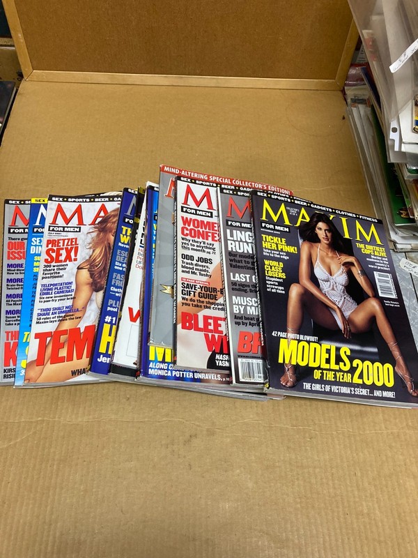 Maxim Magazine Lot 11 Victoria's Secret Swimsuit Dunst Simpson Fonda 1999-2006