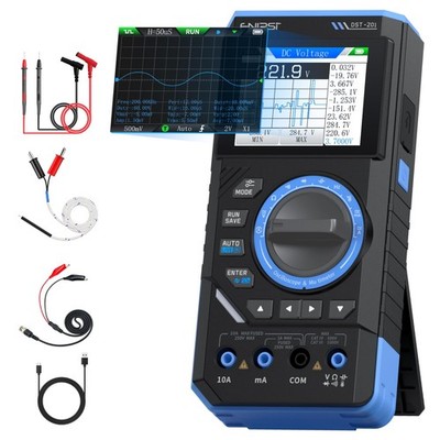FNIRSI DST-201 3in1 Multimeter Oscilloscope Generator 19999 Counts 1MHz