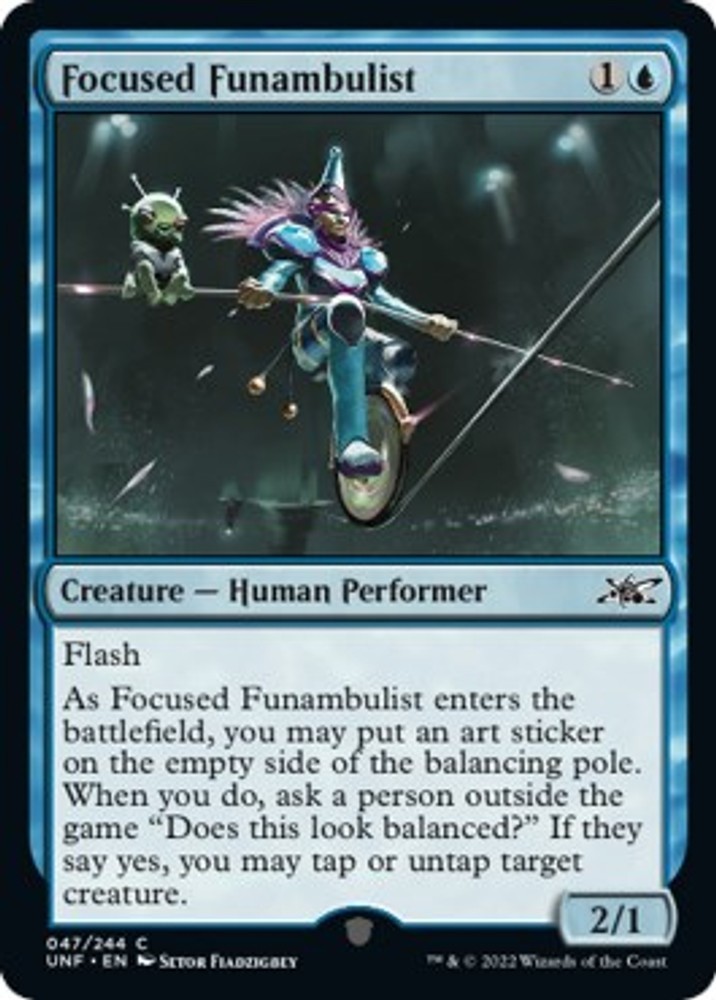 NM - Focused Funambulist UNF - 47 Unfinity