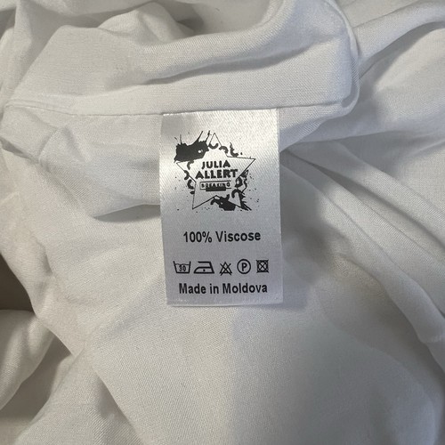NEU Julia Allert Gr. M Loose Fit Midikleid weiß - Bild 7 von 10