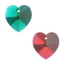 Swarovski Crystals 6202 Heart Pendants - Jewelry Making, Necklaces
