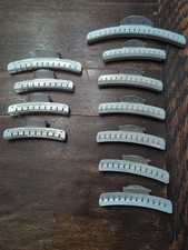 11pc Vintage Aluminum Metal Hair Clips by Tip-Top Goody