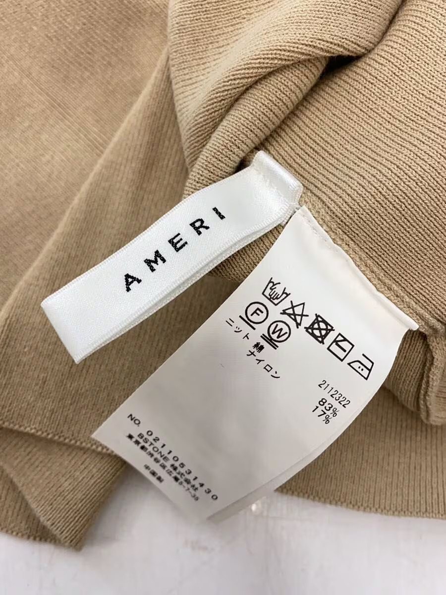 AMERI Sleeveless Dress, Medium, Cotton, BEG - image 3