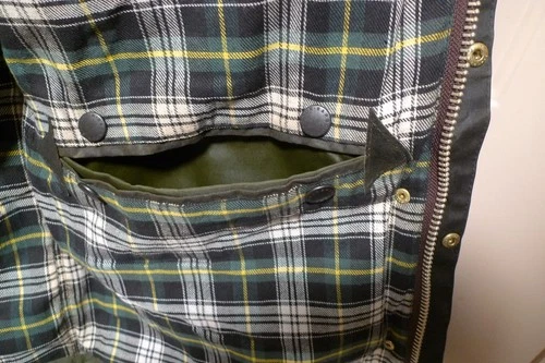 BARBOUR - A200 BORDER WAX COTTON JACKET - SAGE - MADE IN UK - EXCELLENT - 36 image 23