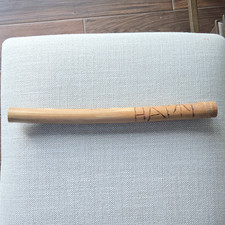 HAYAN Bamboo Shakuhachi Flute Key of F Low Pitch 5 Holes Beige Matte Finish