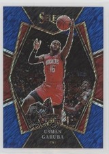 2021-22 Panini Select Premier Level Blue Shimmer Prizm Usman Garuba #161 12ka