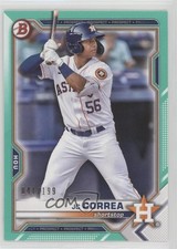 2021 Bowman Draft Aqua 41/199 JC Correa #BD-29 0o6v