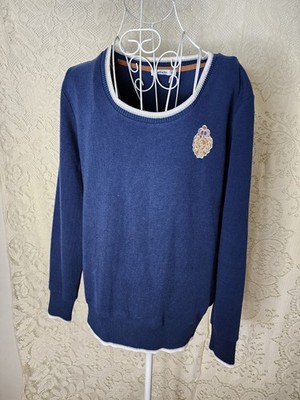 Defacto Mens Sweater Size Medium Navy