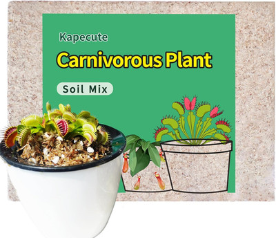 Carnivorous Plant Soil Mix 8 Qts, Include Perlite and Sphagnum Moss Debris, Grea