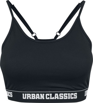 Urban Classics Bustier Damen Ladies Sports Bra schwarz