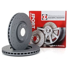 ZIMMERMANN SPORT Bremsscheiben f&uuml;r CITROEN C4 DS4 DS5 PEUGEOT 208 308 5008 vorne