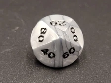 Koplow Games D10 Die Olympic Silver Wargaming Hobby Strategy