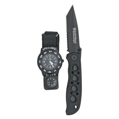 Smith & Wesson Special Ops Knife Watch New In Box Sealed