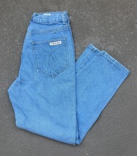 Vintage Calvin Klein Sport Jeans Womens 10 High Waist Light Wash USA Made 90s
