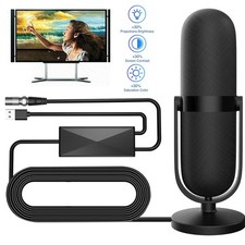 TV Aerial Indoor TV Aerial for Smart TV w/ Signal Booster Strong Signal Antenna