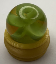 Glass .55  Marble With Display lot 8843