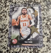 Trae Young Topps 2025 Stars Of NBA Insert Card #SA-25
