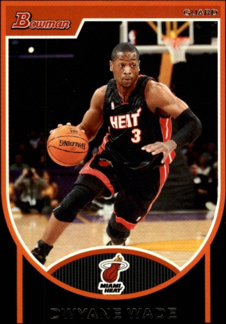 2007-08 Bowman #3 Dwyane Wade Card