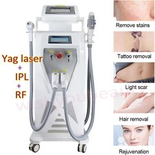 3-IN-1 OPT SHR IPL Skin Therapy Hair Removal ND YAG Laser Tattoo Removal Machine
