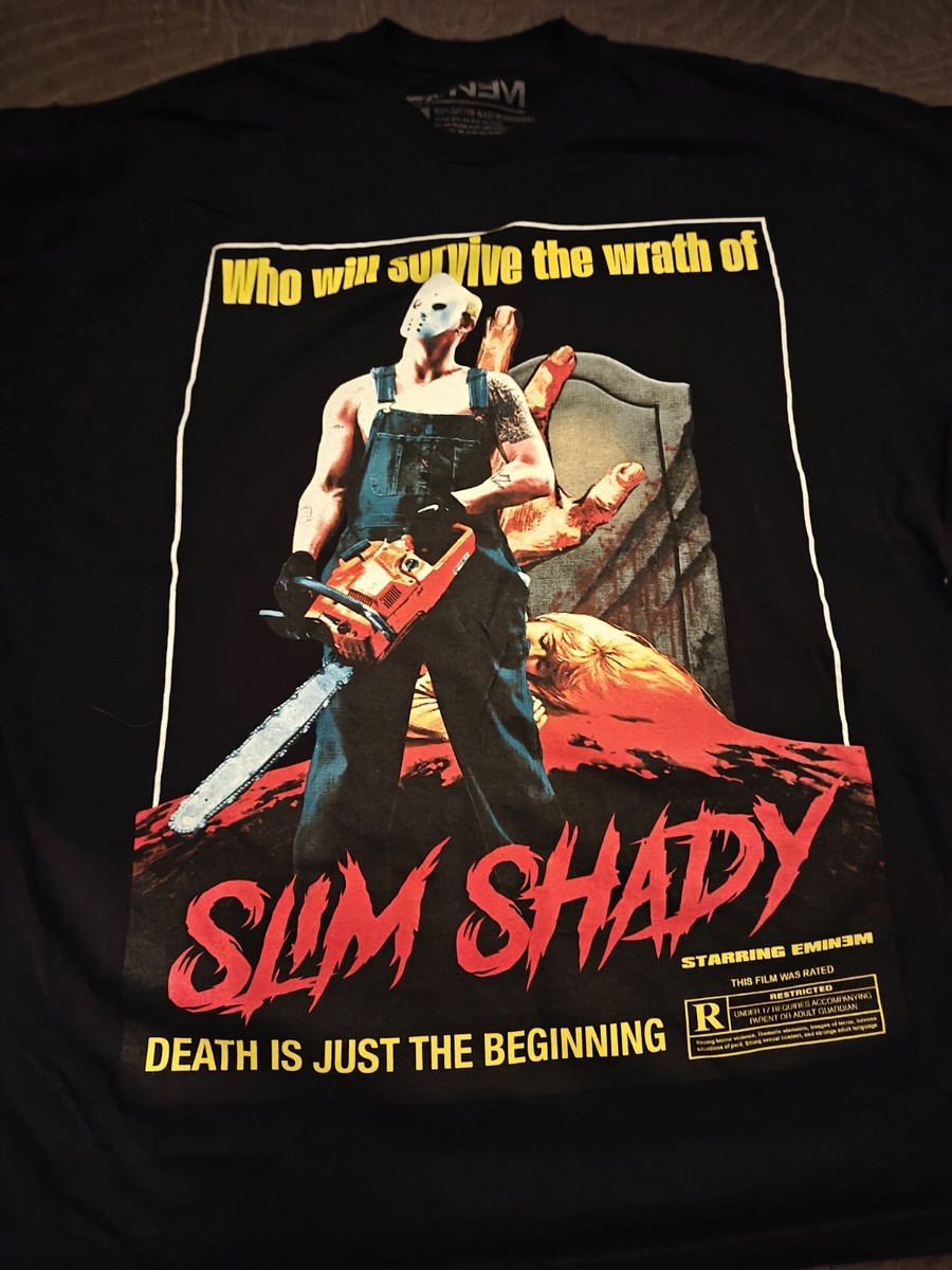 Men's XL Black Who Will Survive the Wrath of Slim Shady Limited Ed