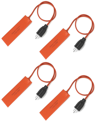 #ad 4 Pack Silicone Rubber Heater Pads 20W 110V Flexible Industrial Heating $35.03