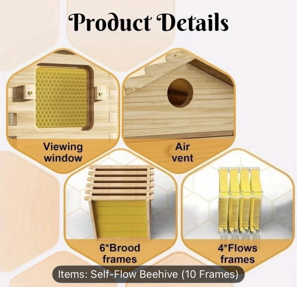 Flow Hive, Beehive, Bee Box, Honey Hive, 10 Frame Hive, Beekeeping SALE ...