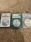 Lot Of Three Silver Eagles