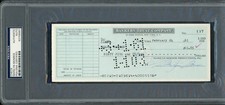 1961 MARILYN MONROE HAND-SIGNED PERSONAL BANK CHECK PSA/DNA AUTHENTIC AUTO