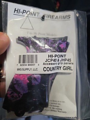 Hi-Point JCP 40 JHP 45 New Style Factory Pink / Purple Grips  - Brand New