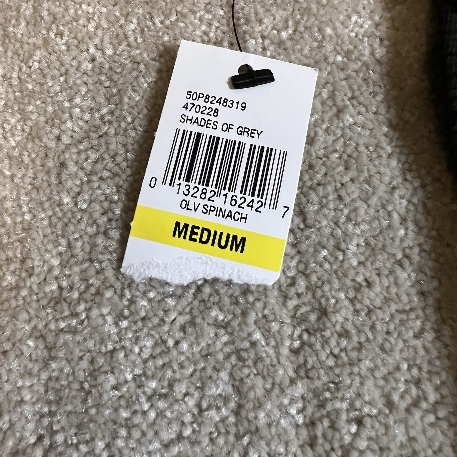 Van Heusen NWT gray/green v neck Cotton Blend Striped T-Shirt Men's Medium thumbnail 6