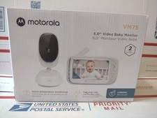 MOTOROLA VM75 5.0" VIDEO BABY MONITOR New Sealed Box