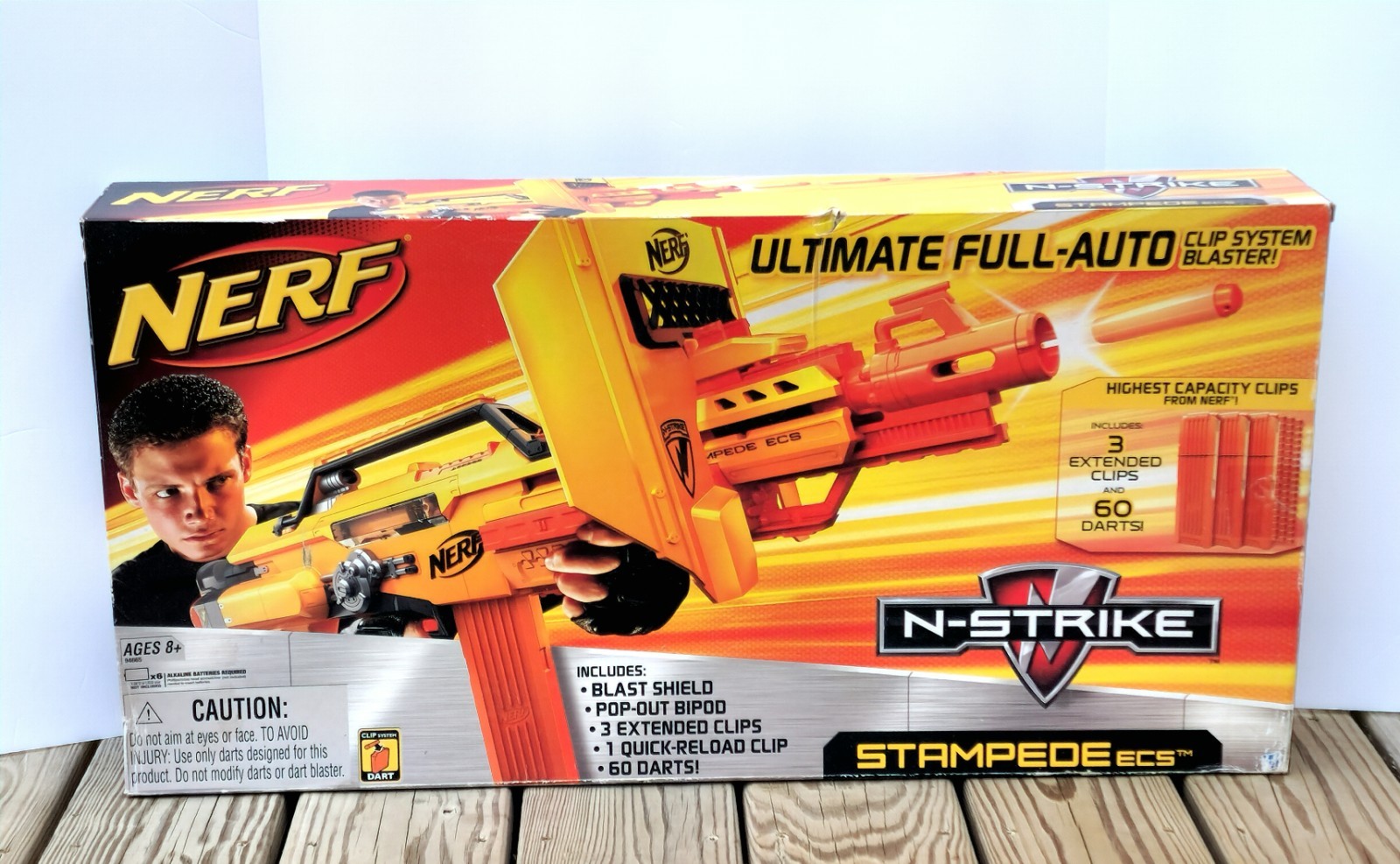 NEW NERF ULTIMATE ACTION N-STRIKE STAMPEDE ECS Full AutoClip