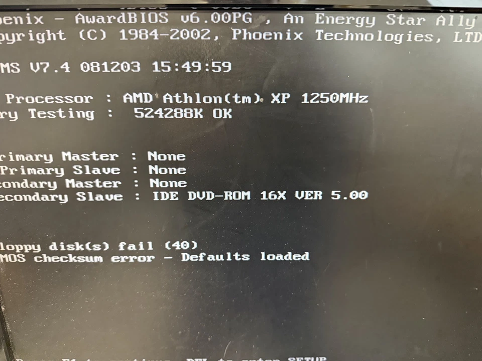 MSI Motherboard K7N2GM-L Socket 462 AMD CPU with CPUand RAM  - Image 4 of 4