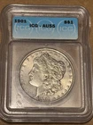 1901-P Morgan AU-55 ICG Silver Dollar 1901 About UNCIRCULATED COIN BETTER DATE