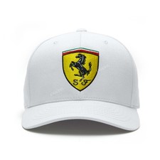 Ferrari F1 Scuderia Horse Logo Embroidered Cotton Baseball Cap Strapback Hat