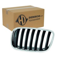 DIEDERICHS KÜHLERGRILL CHROM SCHWARZ LINKS passend für BMW X5 mit PDC | 1291049