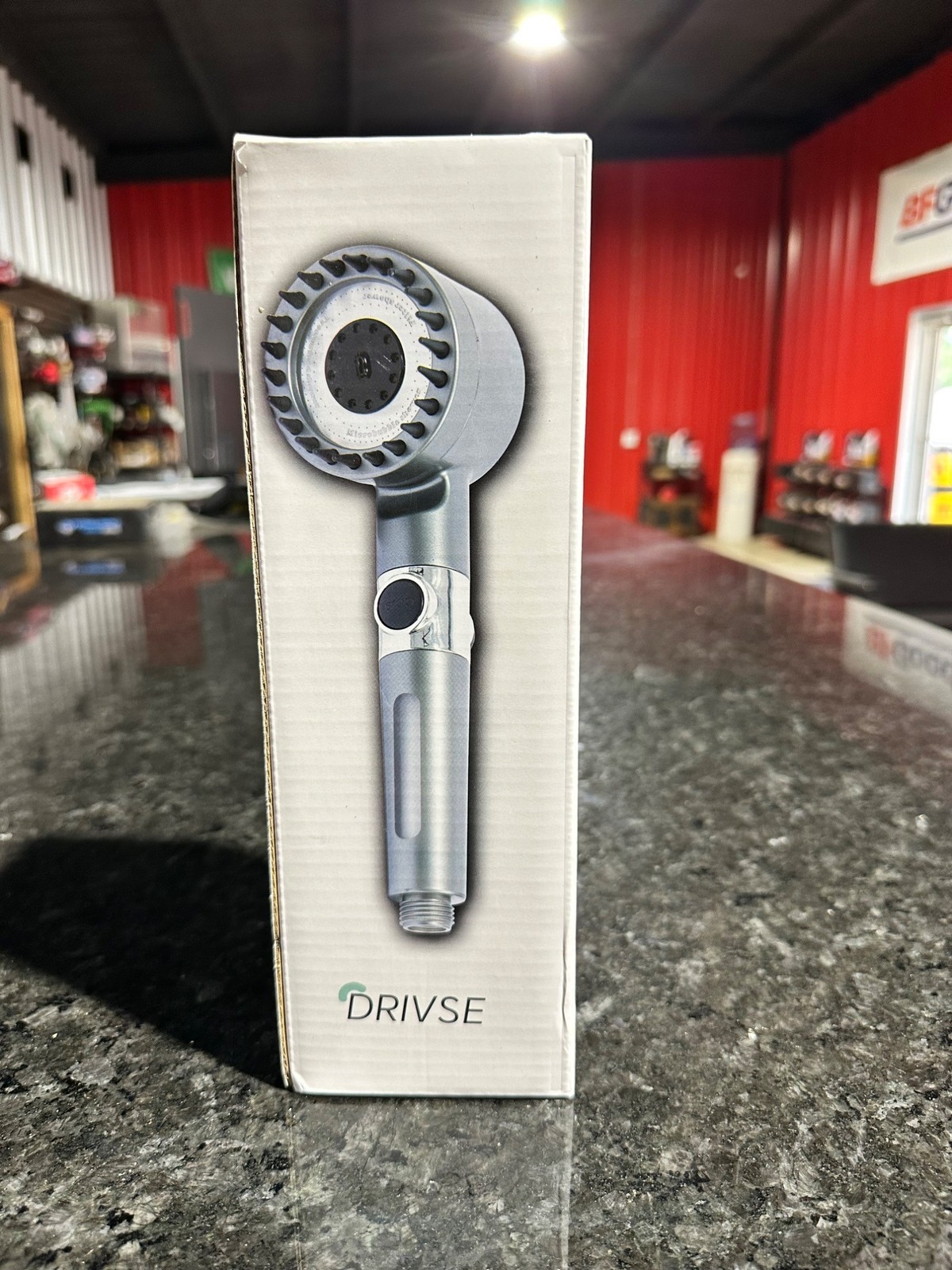 Filtered Shower Head with Water Saving and Purifying Technology by Drivse Iondrops