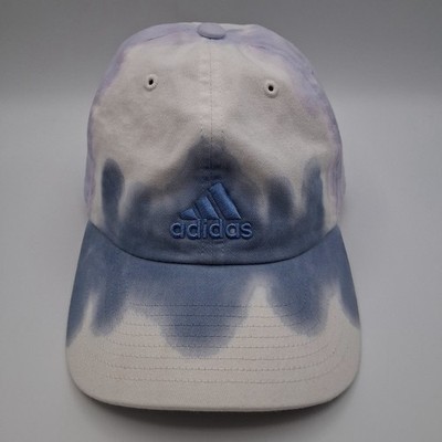 Adidas Tie Dye Hat Women's Cap Color Wash Strap Back Ambient Sky Blue Purple
