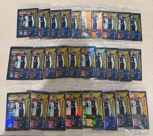 Cristiano Ronaldo 2019  Topps Match Attax Gold Limited Sealed Pack Lot 28