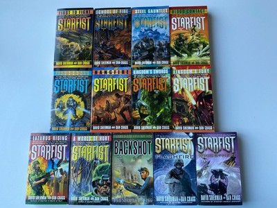 STARFIST DEL REY LOT 13~David Sherman~Dan Cragg~FLASHFIRE~BACKSHOT~LAZARUS~HELL~