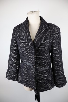 MAX MARA DAMEN BLAZER JACKE Gr. 48 WOMAN VINTAGE JACKET WOOL WOLLE BAUMWOLLE