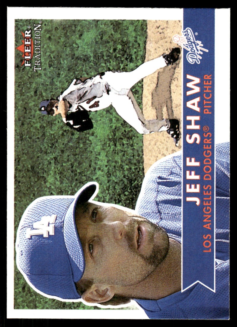 Jeff Shaw 2001 Fleer Tradition #69 Dodgers MLB READ FREE SHIPPING AutographDen
