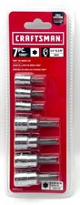 New Craftsman Cmmt34449 Torx Bit Socket Set 7-piece Free Shipping New Craftsman Cmmt34449 Torx Bit Socket Set 7-piece Free Shipping