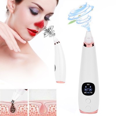 Electric Vacuum Suction Blackhead Removal Face Pore Cleaner Skin Peeling Mac SET