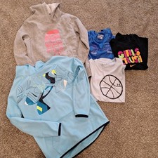 Lot of 5 pieces Girls YXL Mixed Nike, Under Armour Shirts Sweatshirt