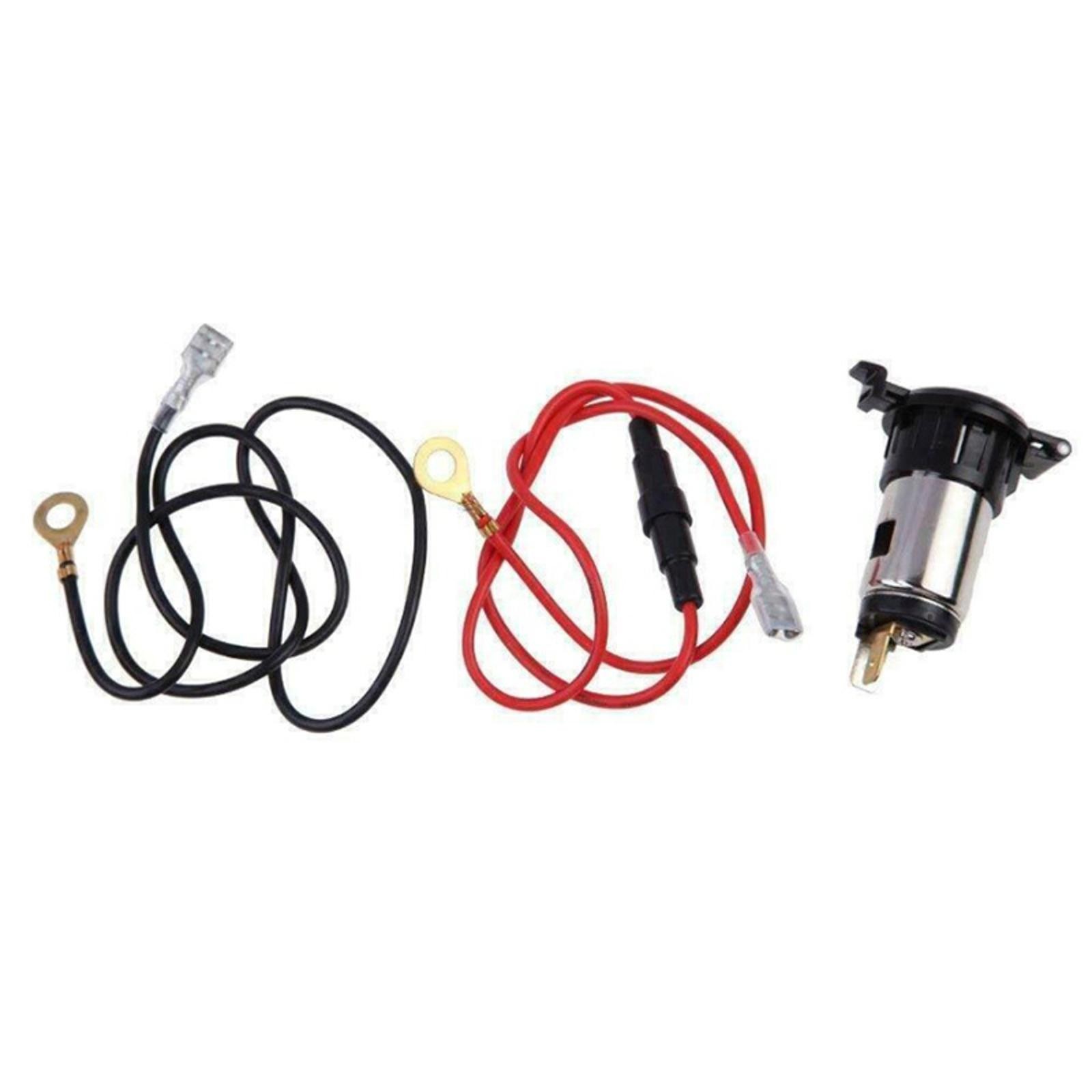 Car Cigarette Lighter Waterproof Socket Dual USB Charger Power Adapter Outlet